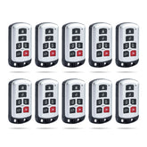 Lots of 10 Smart Car Key Fob Replacement for Toyota Sienna fits 2011 2012 2013 2014 2015 2016 2017 2018 2019 Proximity 6 Button Remote HYQ14ADR 5691 Board 89904-08010